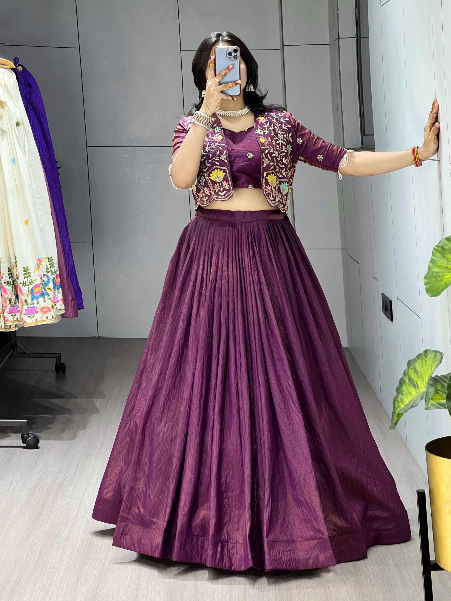 GRTN 8228 win Vichitra Lehenga choli exporters in India